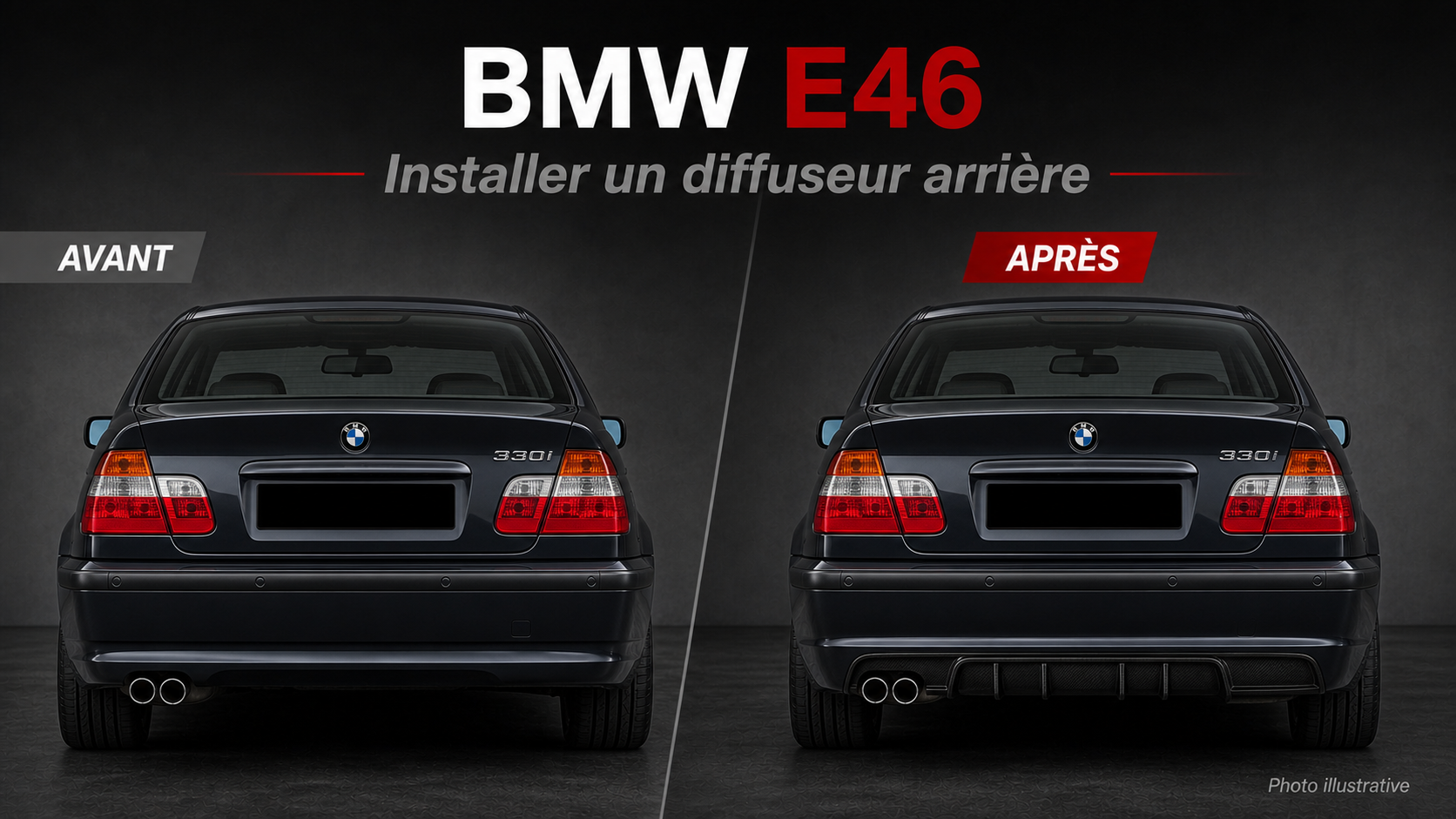 Comment installer un diffuseur BMW E46 ?