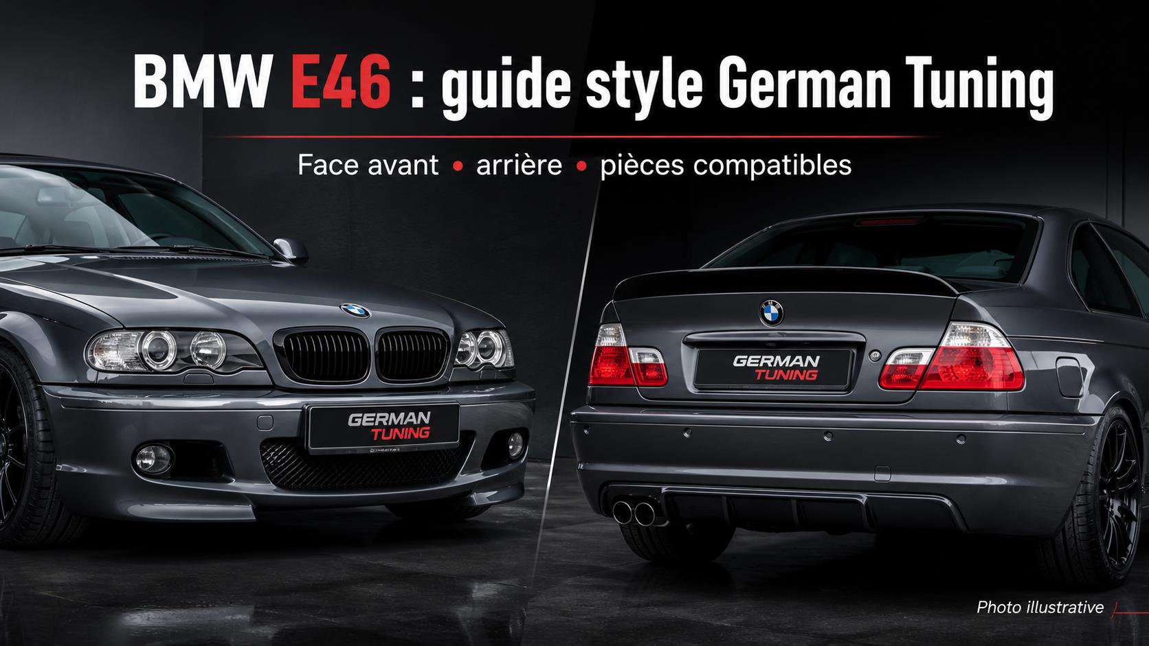 BMW E46 : guide complet pour moderniser la face avant et l’arrière