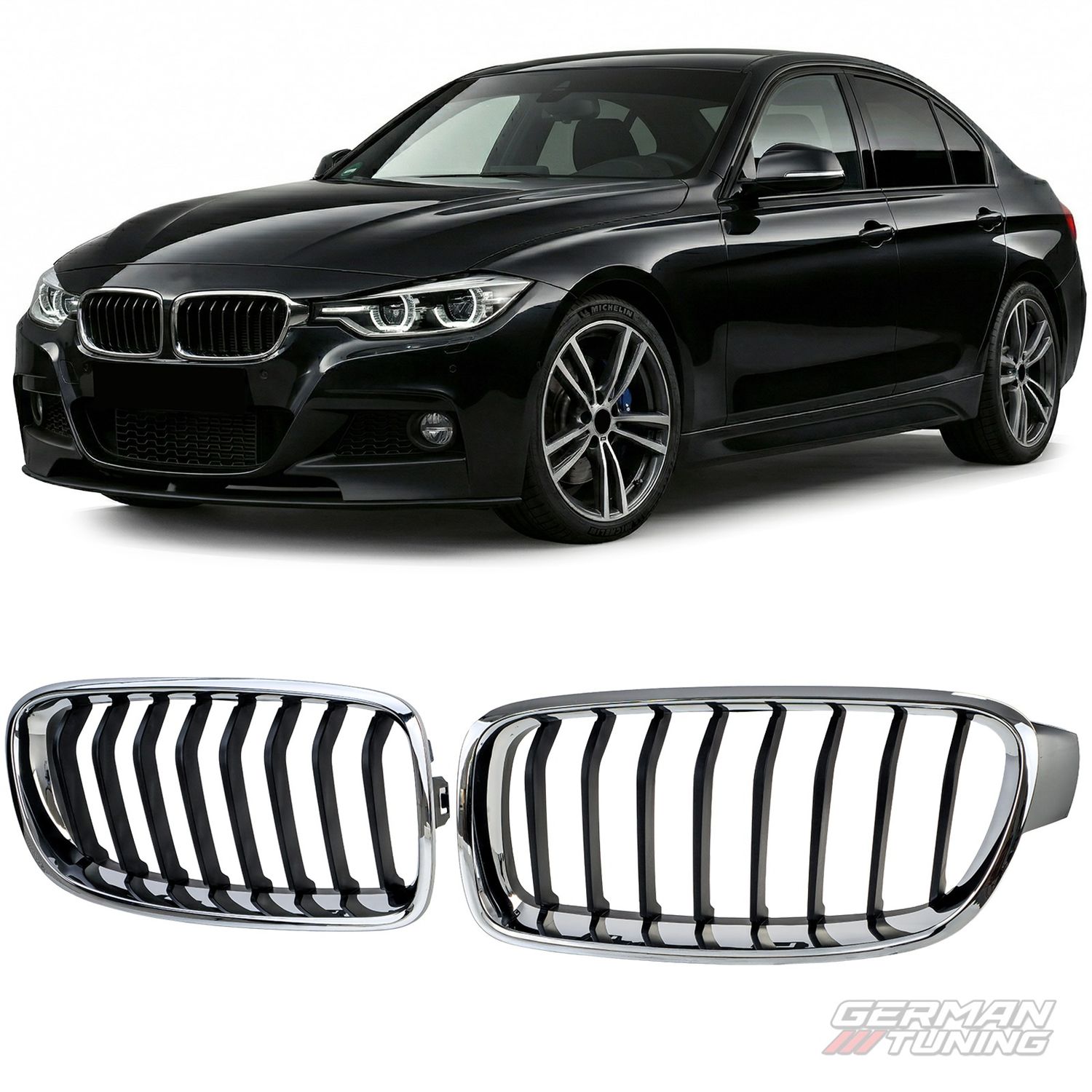 Installation calandre BMW F30 F31 F34 German Tuning