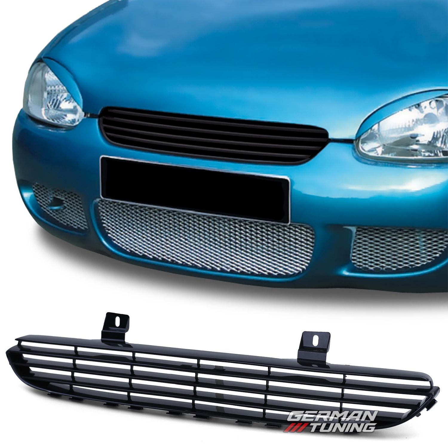 Grille de calandre sport noire Opel Corsa B 1997-2000 German Tuning