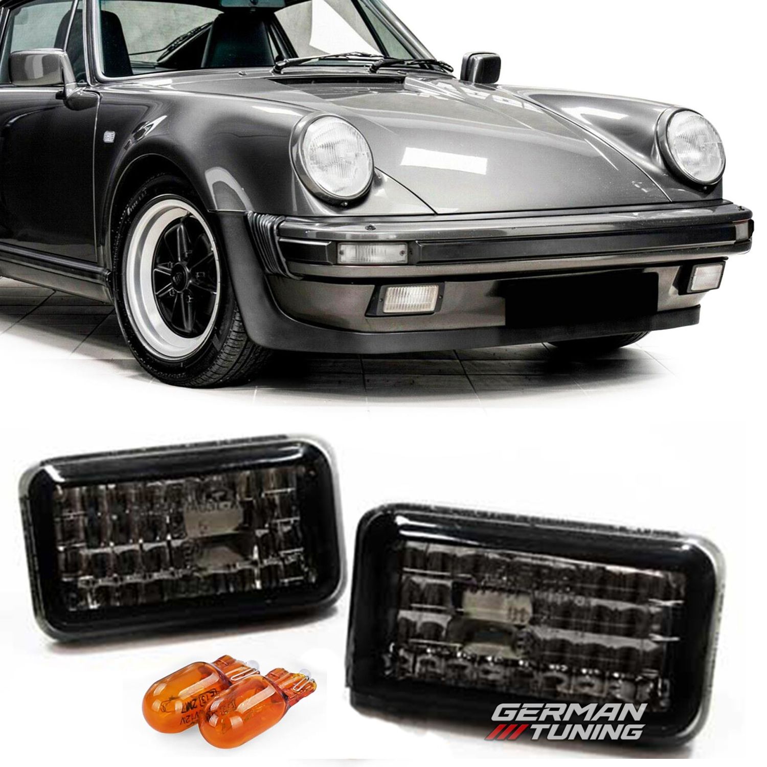Clignotants noir Porsche German Tuning