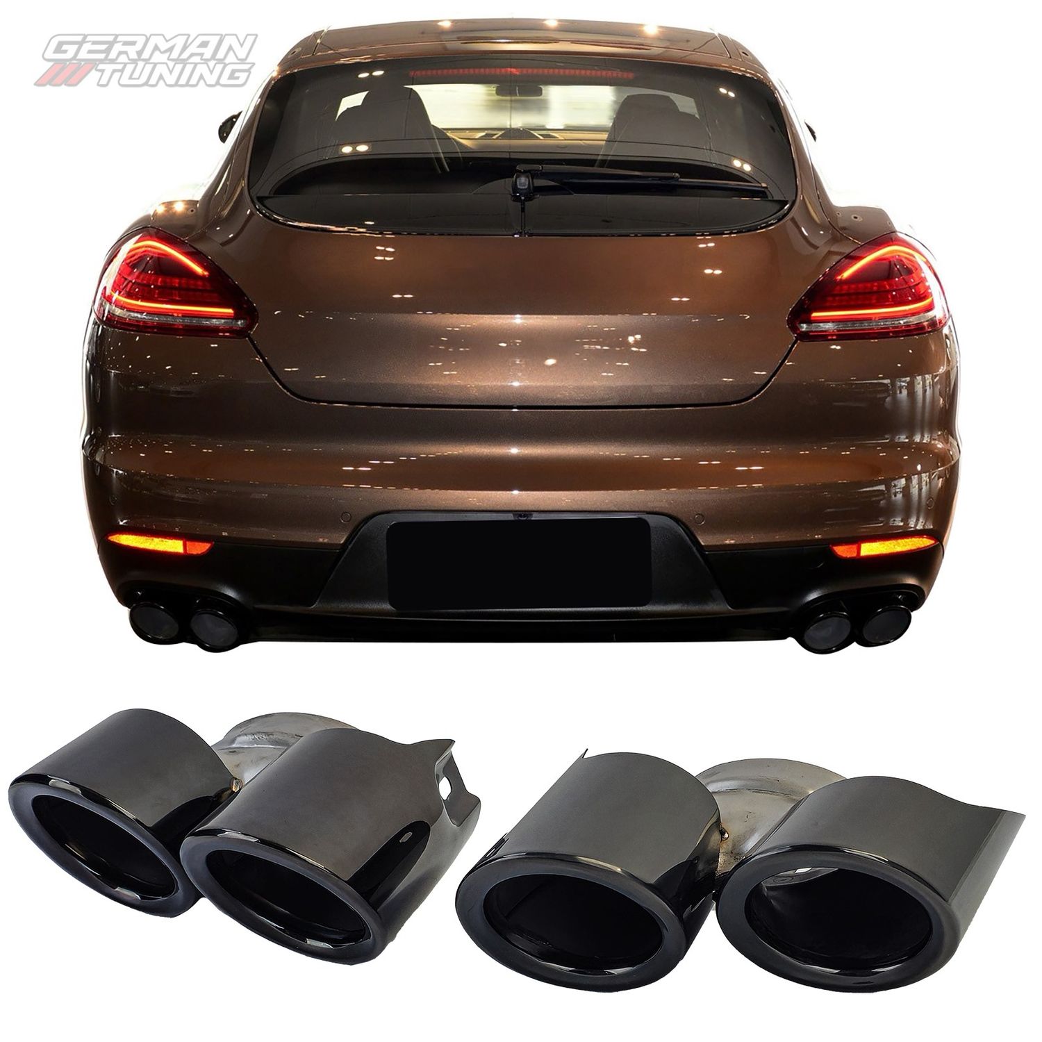 Embout échappement sport Porsche German Tuning