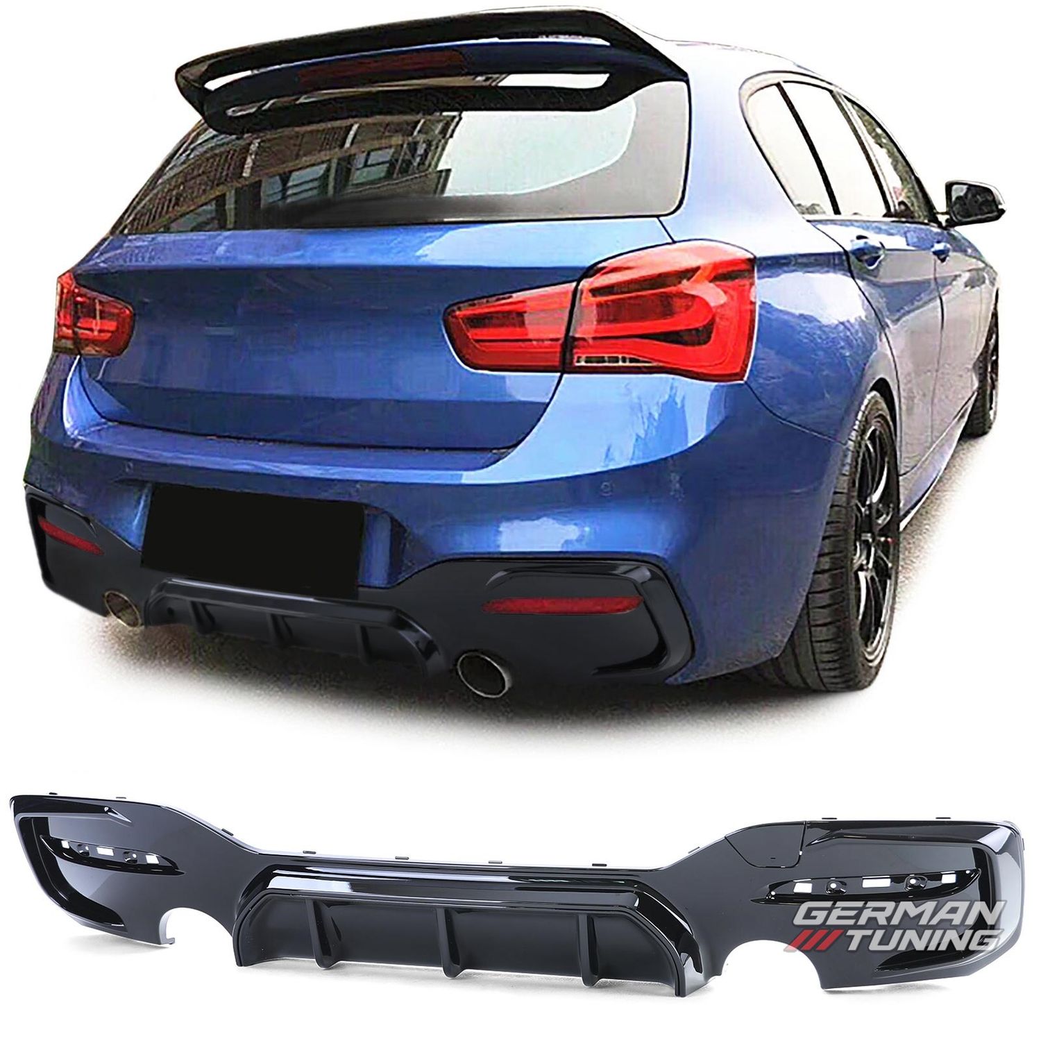 Diffuseur BMW Série 1 F20/F21 : un arrière plus sportif