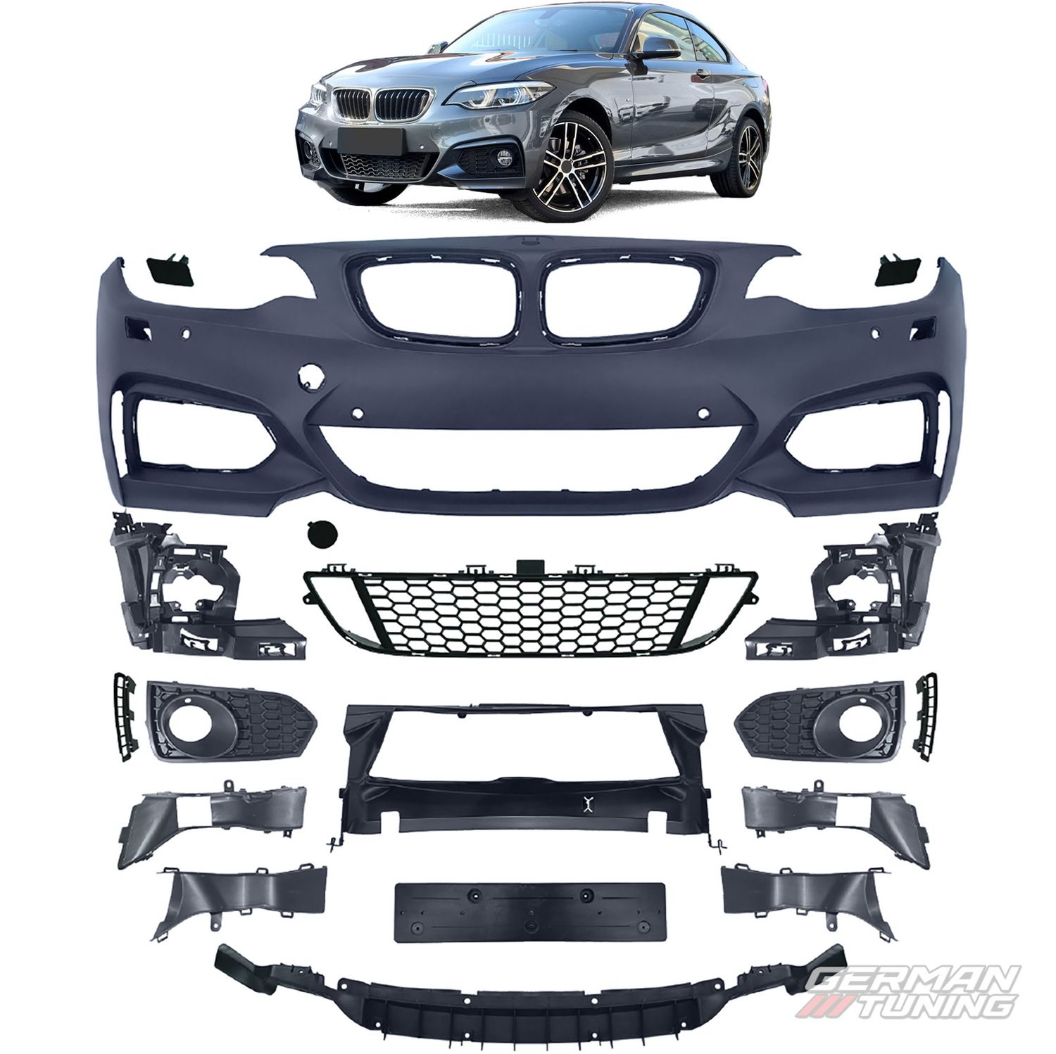Pare-chocs avant Sport 2 BMW Série 2 F22 F23 German Tuning