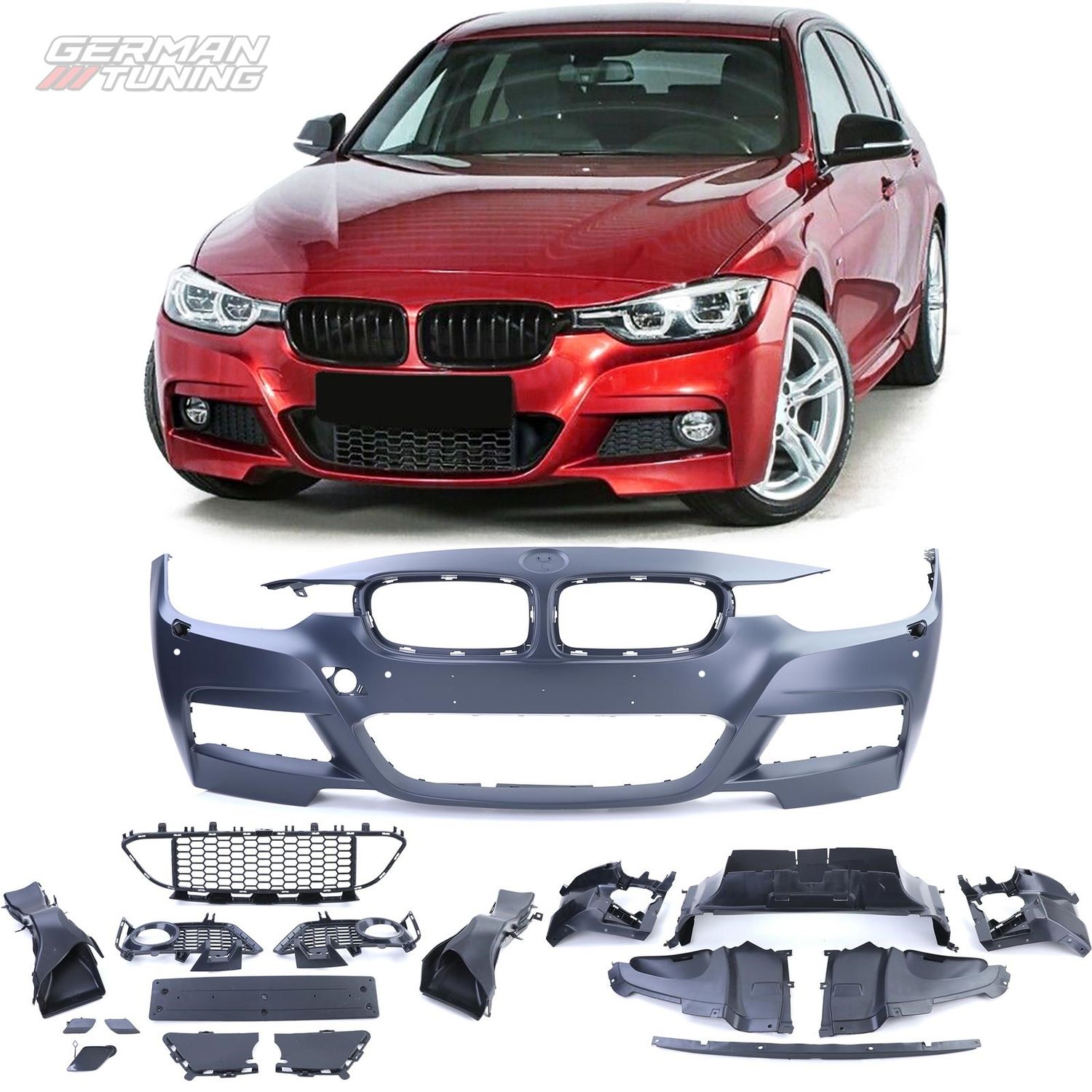 Pare-chocs sport BMW Série 3 F30 F31 German Tuning