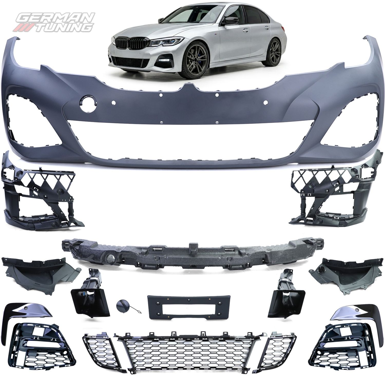 Pare-chocs sport BMW Série 3 G20 G21 German Tuning