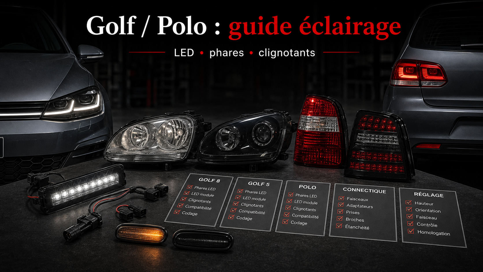 Golf Polo guide compatibilité éclairage German Tuning