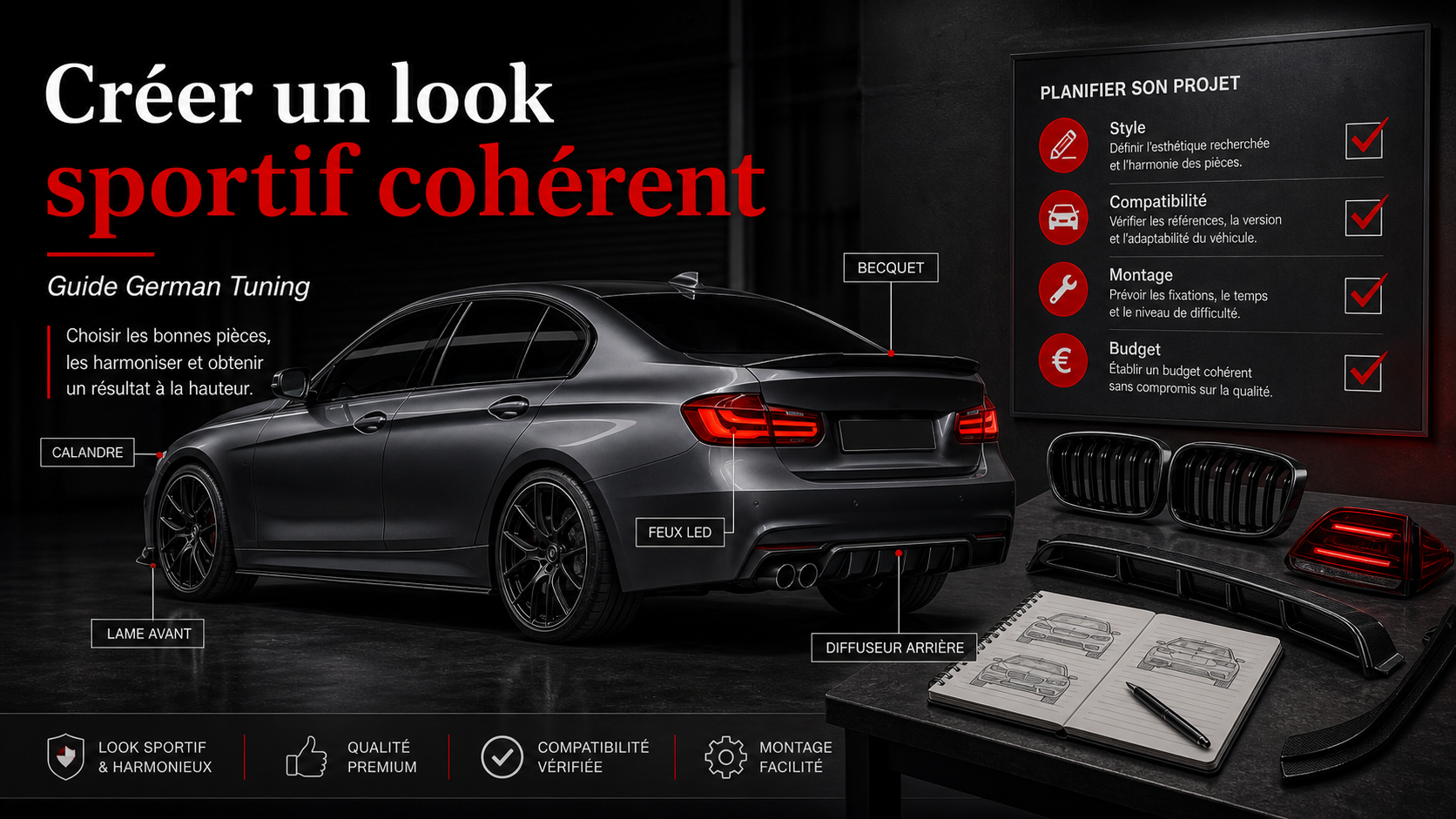 Guide German Tuning : créer un look sportif avec des pièces bien choisies