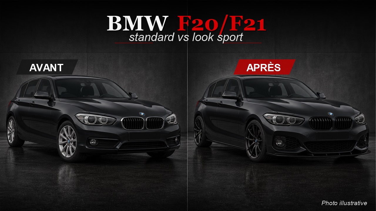 BMW F20 standard vs look sport : quelles pièces changer ?