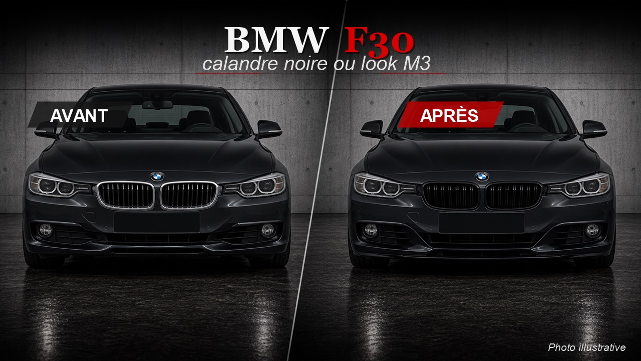 BMW F30 : calandre noire ou look M3, que choisir ?