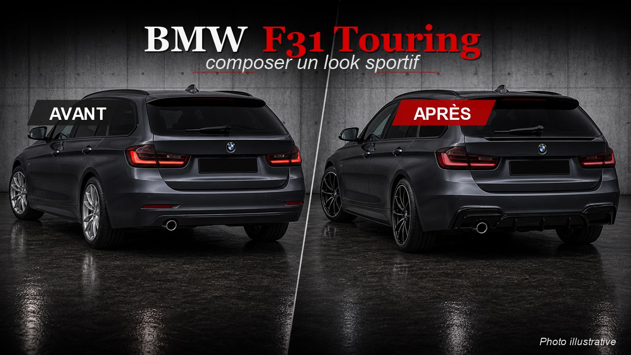 BMW F31 Touring : quelles pièces pour un look sportif ?