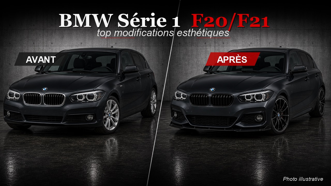 BMW Série 1 F20/F21 : top modifications esthétiques