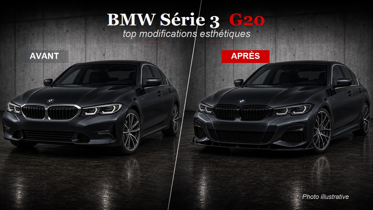 BMW Série 3 G20 : top modifications esthétiques