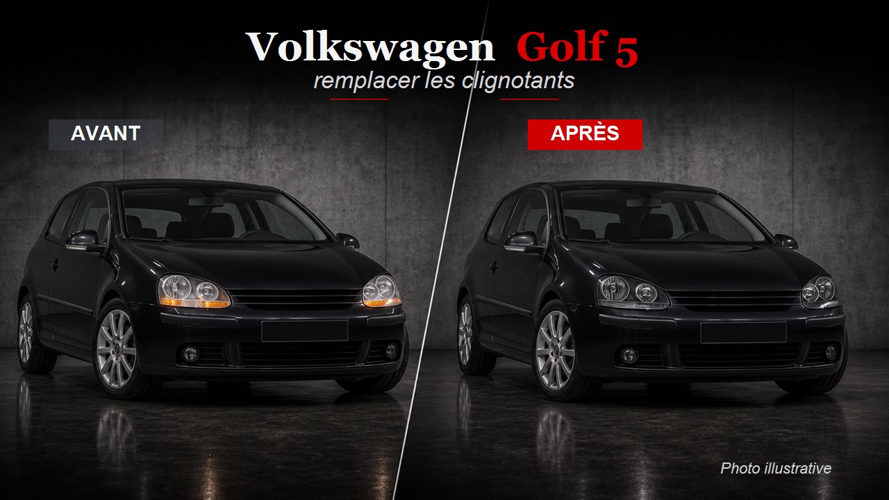Clignotants Volkswagen Golf 5 : remplacer et moderniser