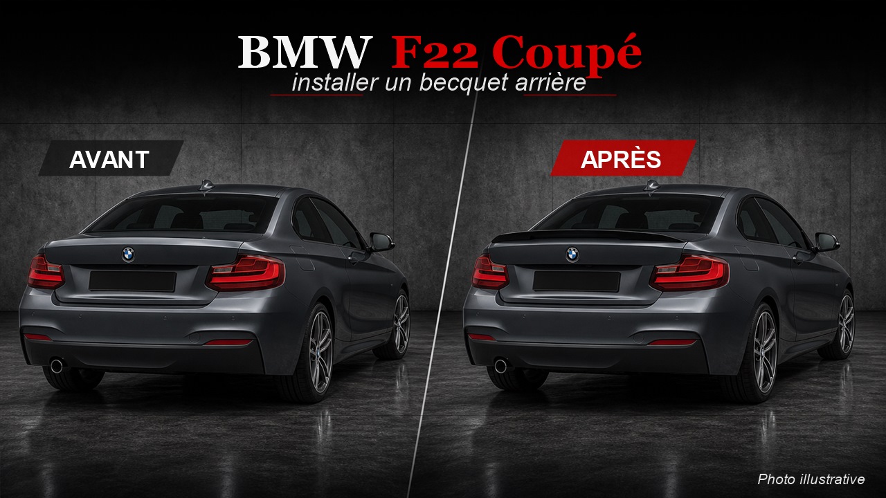 Comment installer un becquet BMW Série 2 F22 Coupé ?