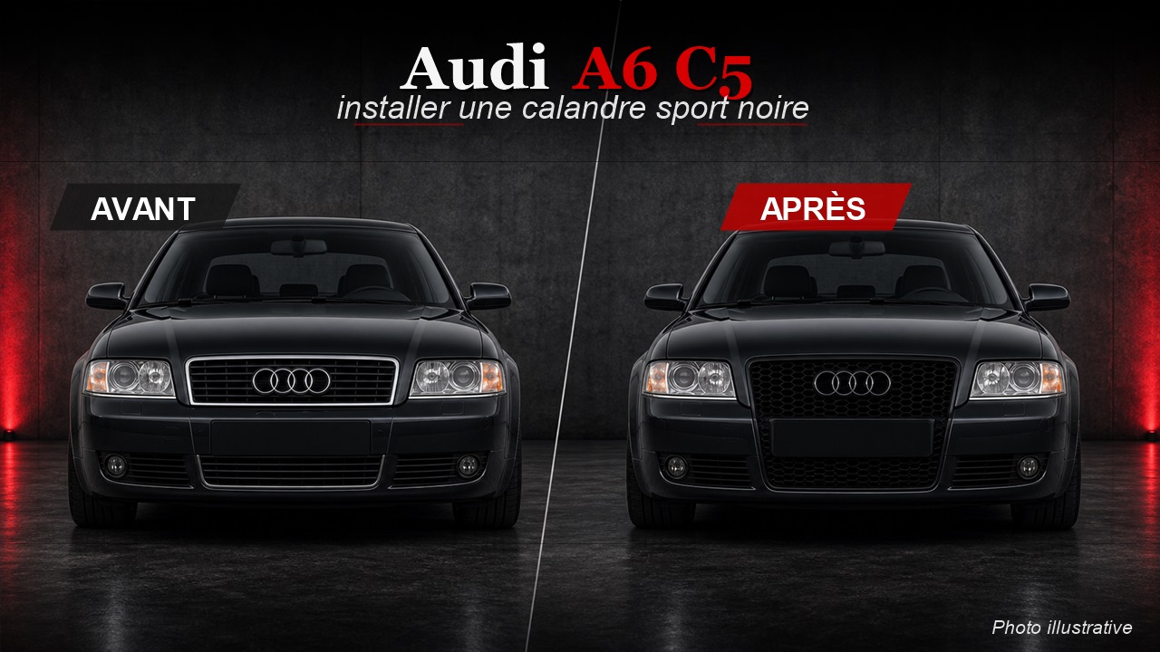 Comment installer une calandre Audi A6 C5 ?