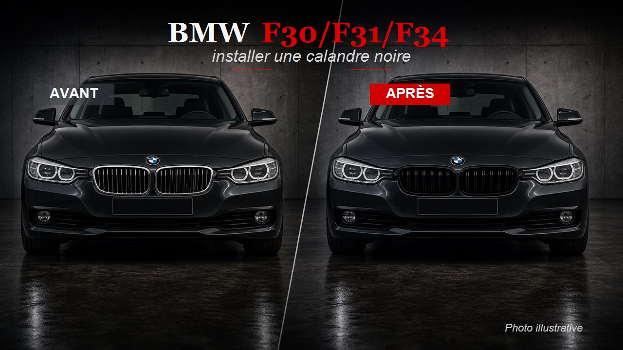 Comment installer une calandre BMW F30/F31/F34 ?