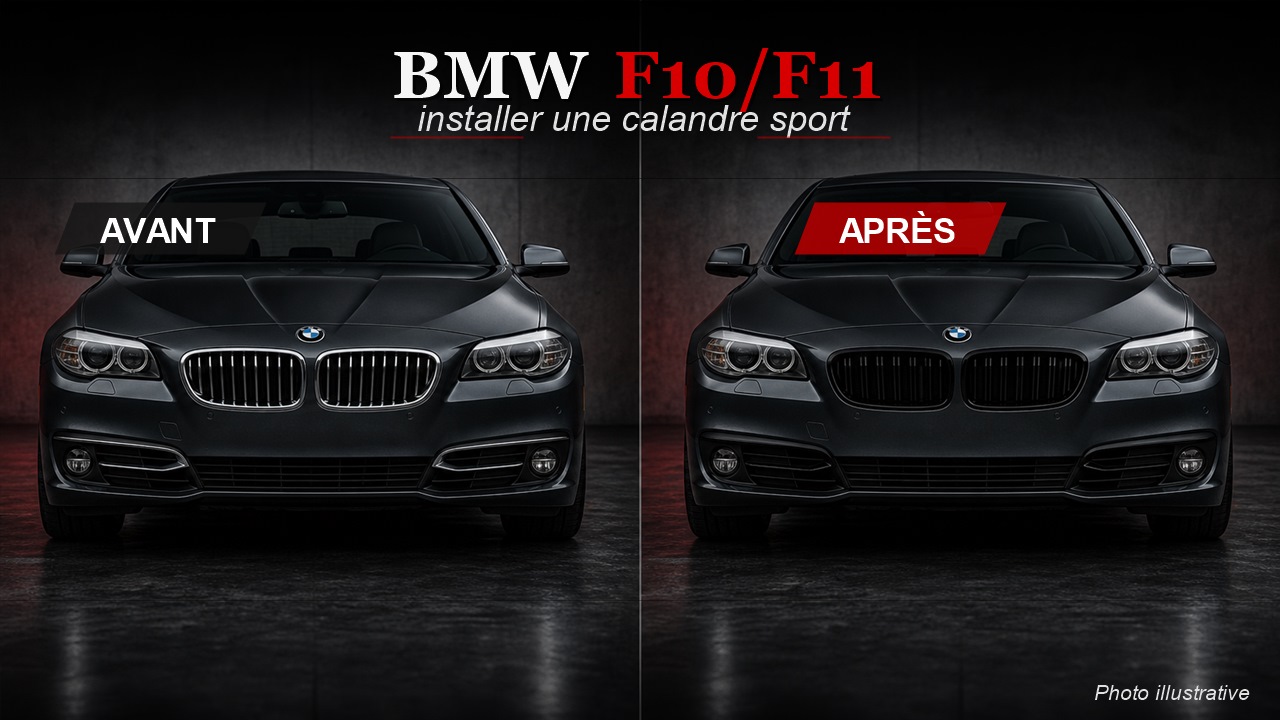 Comment installer une calandre BMW Série 5 F10/F11 ?