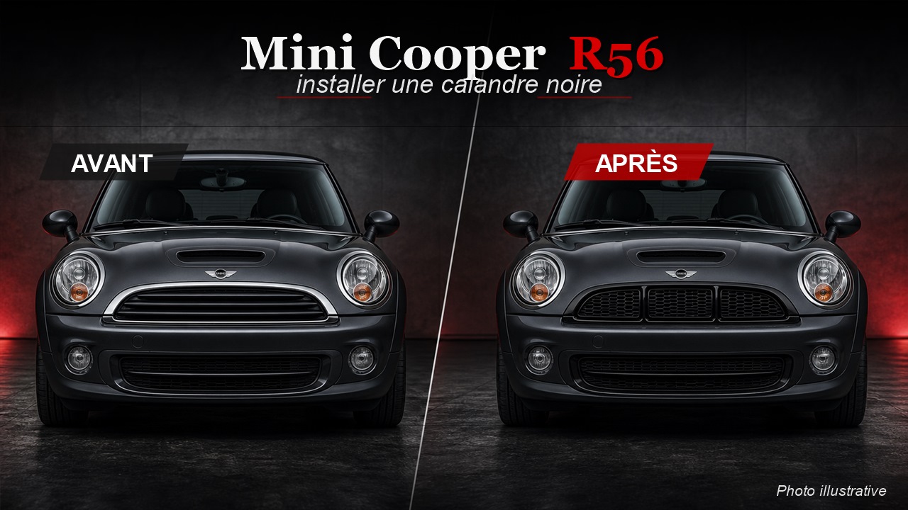 Comment installer une calandre Mini Cooper R56 ?