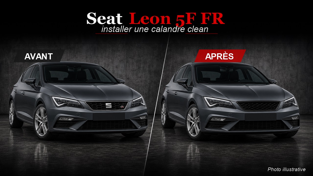 Comment installer une calandre Seat Leon 5F FR ?