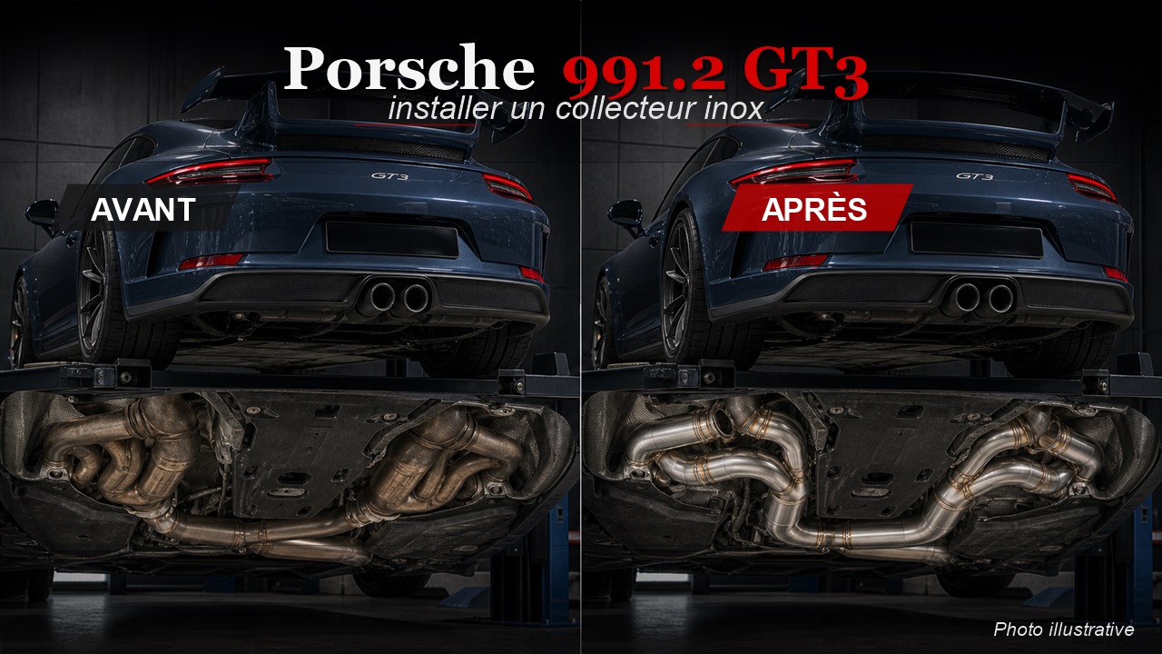 Comment installer un collecteur Porsche 991.2 GT3 ?