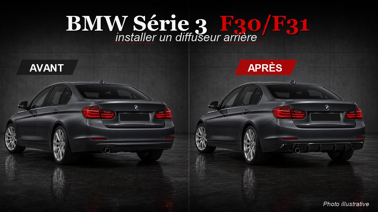 Comment installer un diffuseur BMW F30/F31/F34 ?