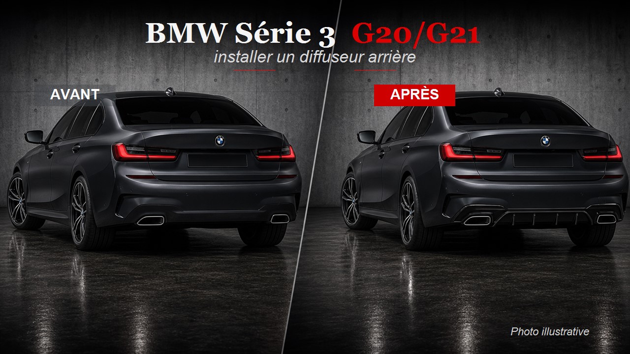 Comment installer un diffuseur BMW G20/G21 ? Guide arrière Performance