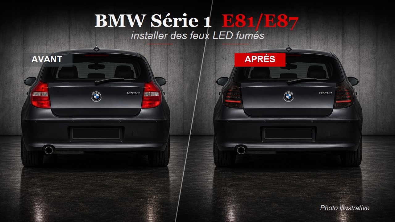 Comment installer des feux arrière LED BMW Série 1 E81/E87 ?