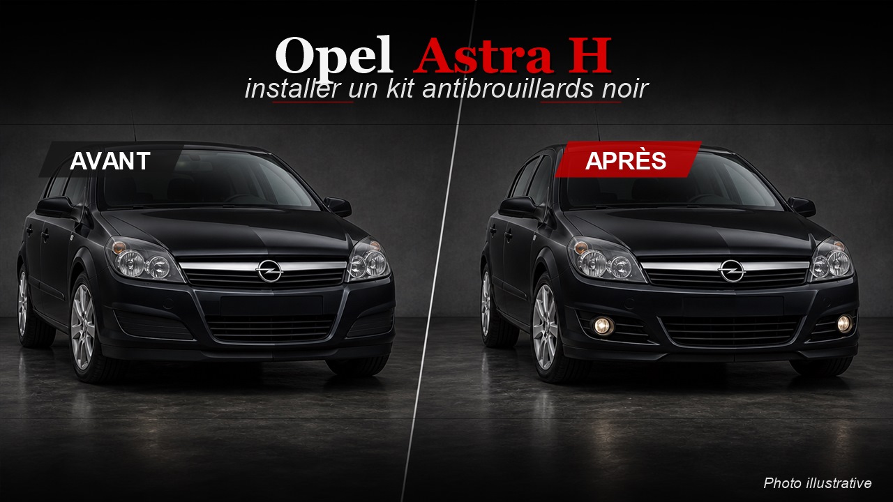 Comment installer un kit antibrouillards noir Opel ?