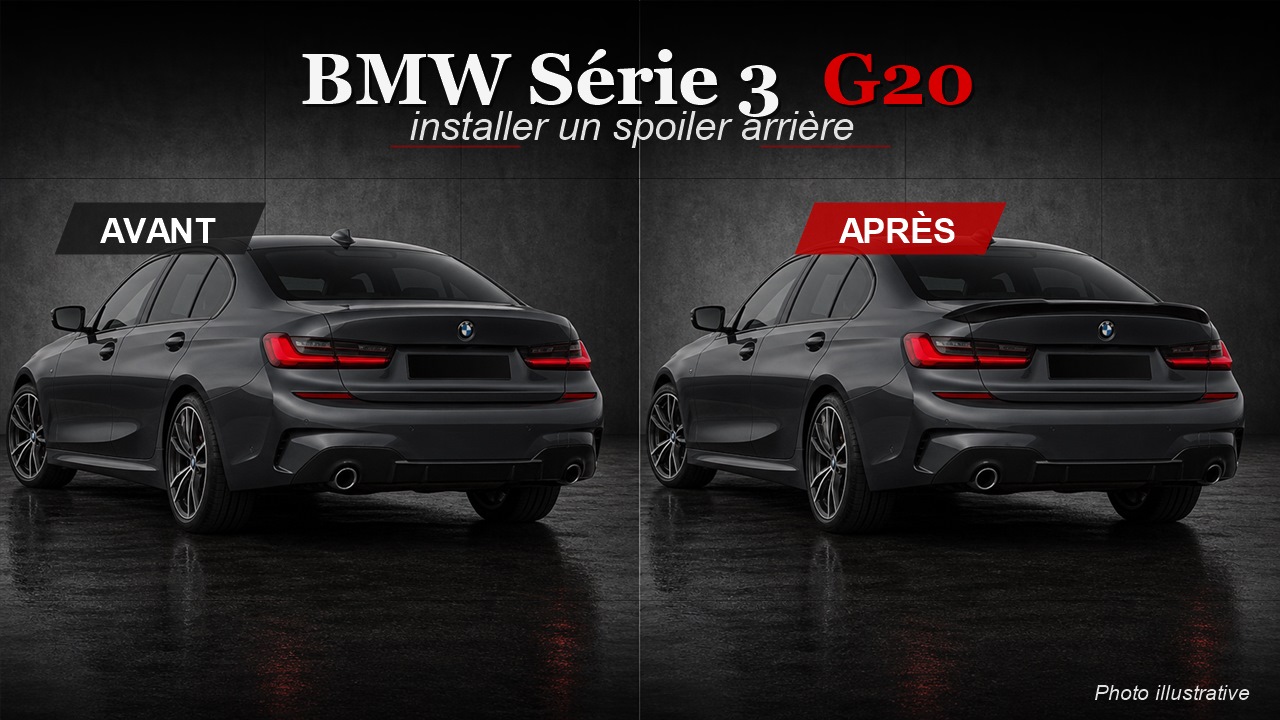 Comment installer un spoiler BMW G20 berline ?