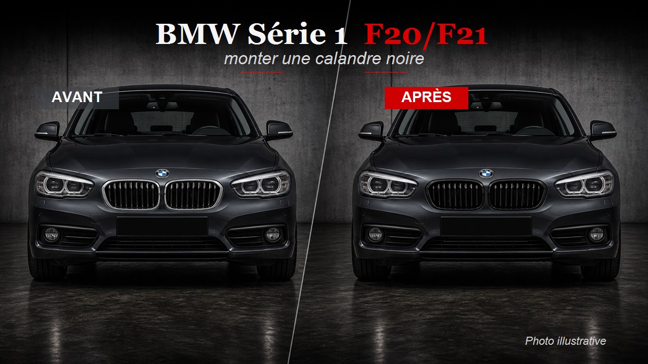 Comment monter une calandre BMW Série 1 F20/F21 ?