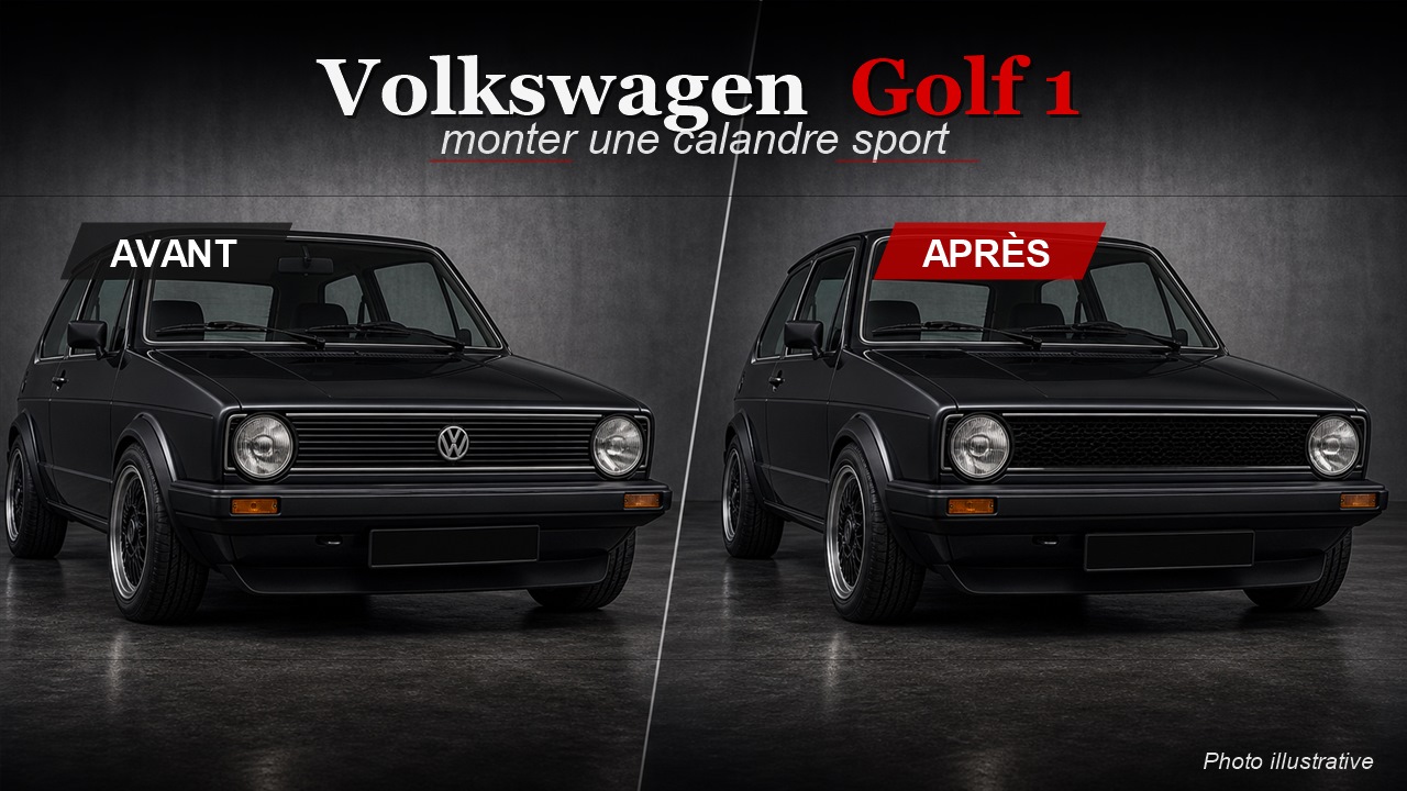 Comment monter une calandre Volkswagen Golf 1 ? Guide compatibilité