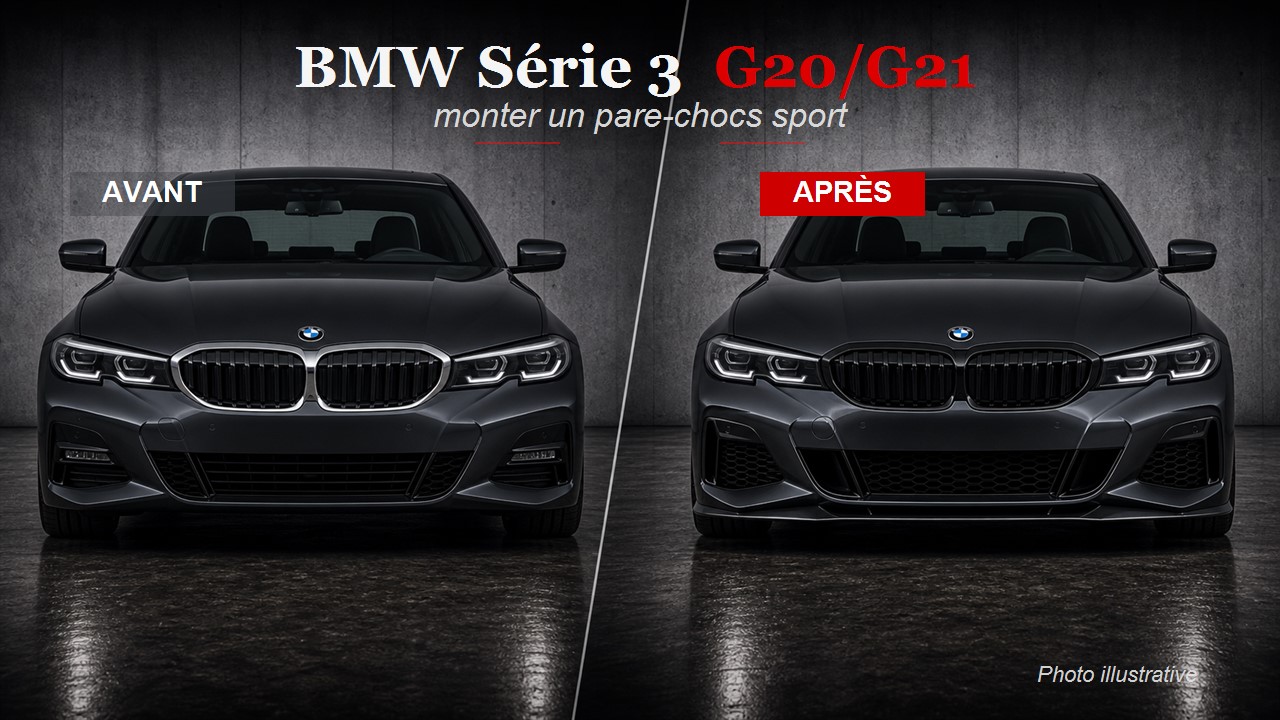 Comment monter un pare-chocs BMW G20/G21 ? Étapes et budget