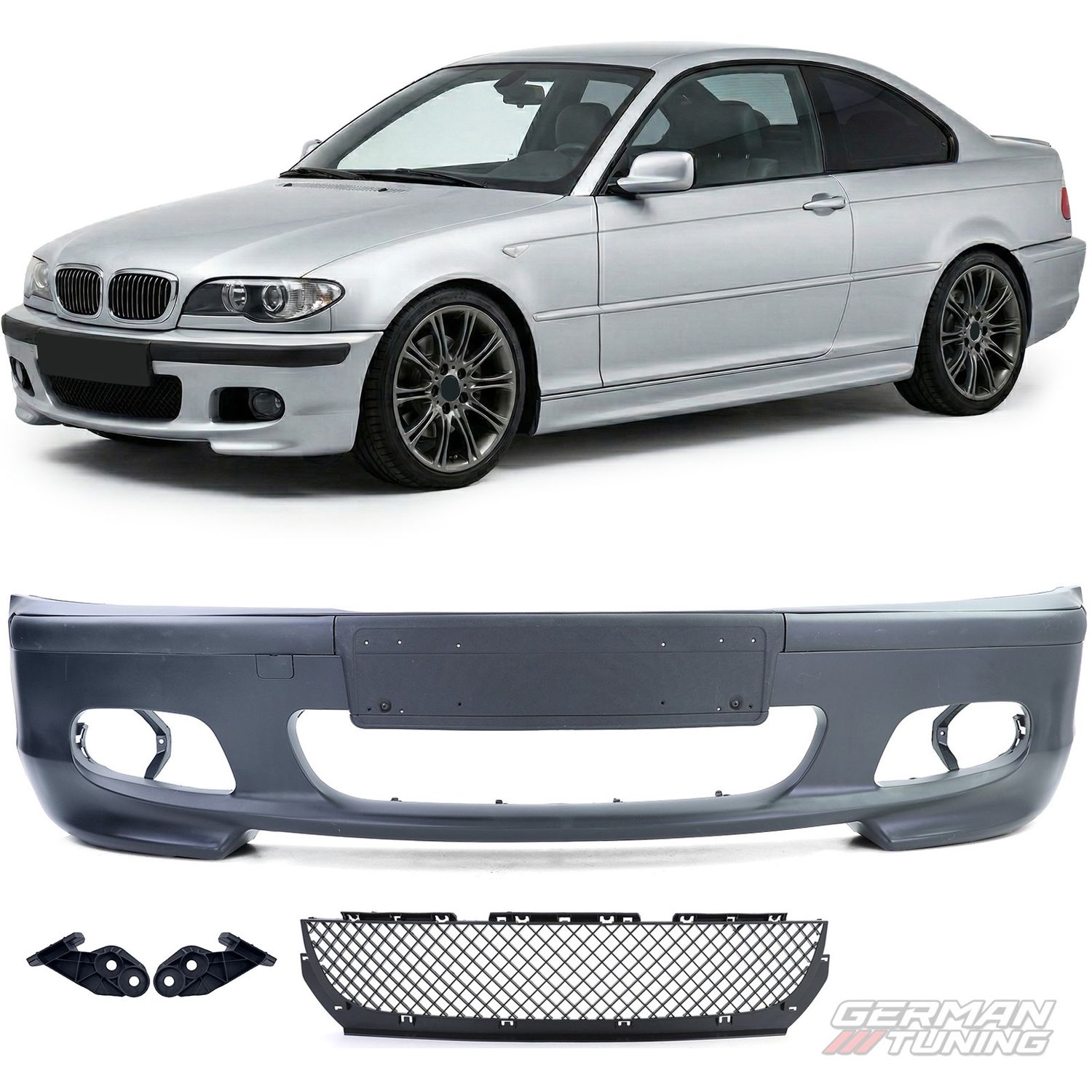 Pare-chocs BMW E46 Touring LCI : look sport avec ABE