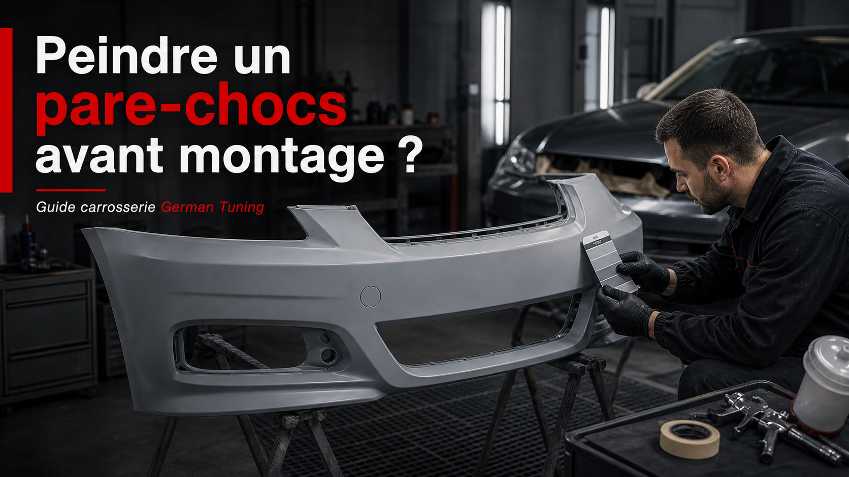 Faut-il faire peindre un pare-chocs tuning avant montage ?