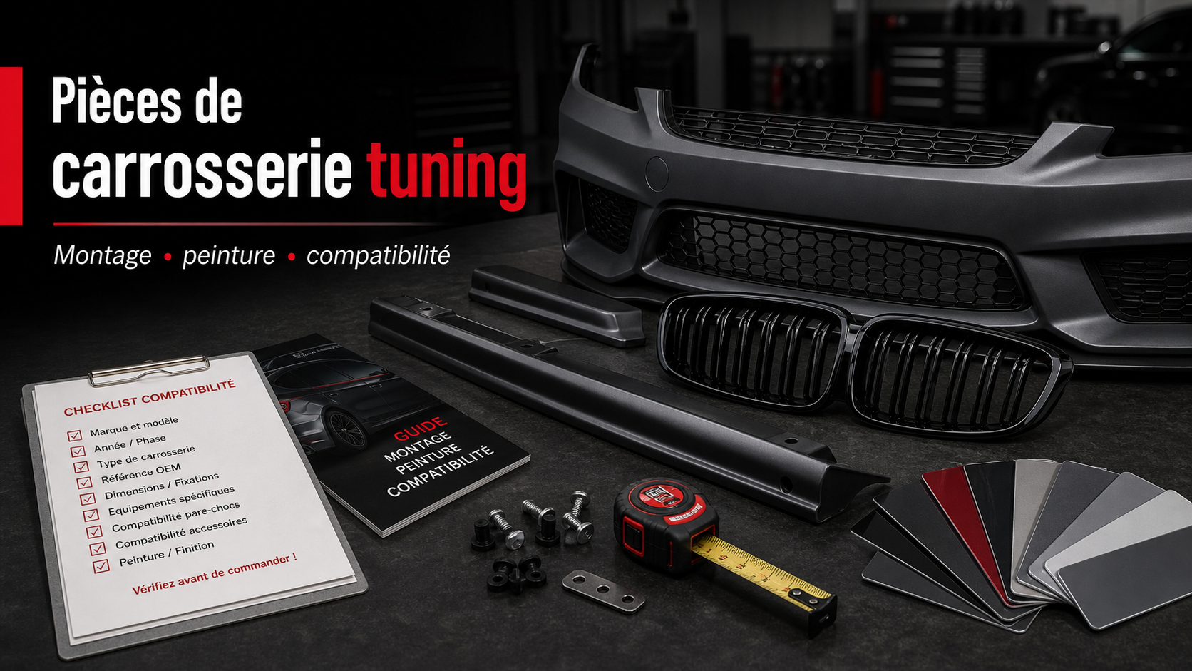 Pièces de carrosserie tuning montage peinture compatibilité German Tuning
